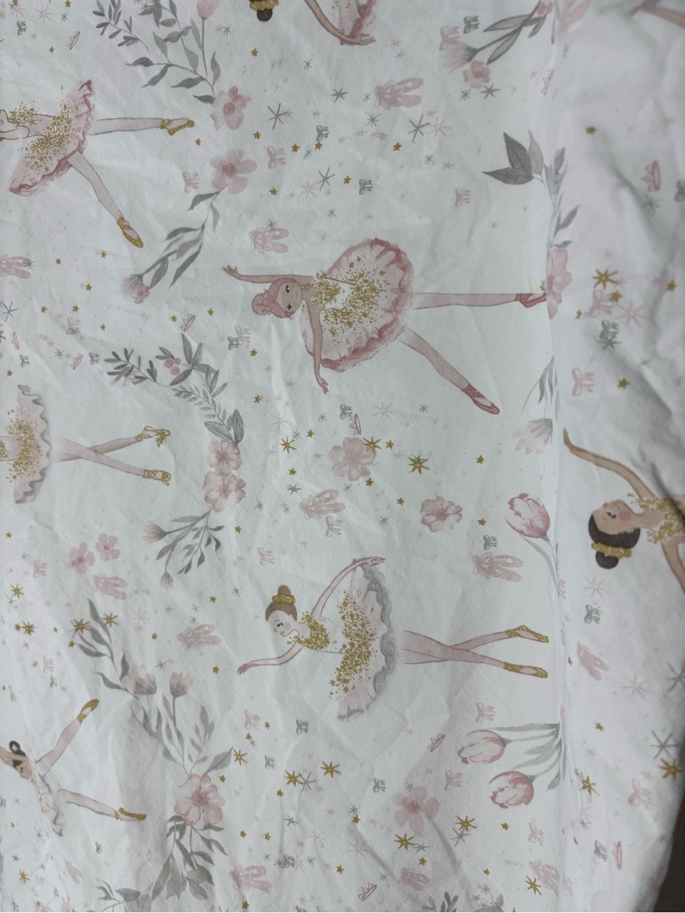 Pottery barn kids standard pillowcase ballerina floral (1)
